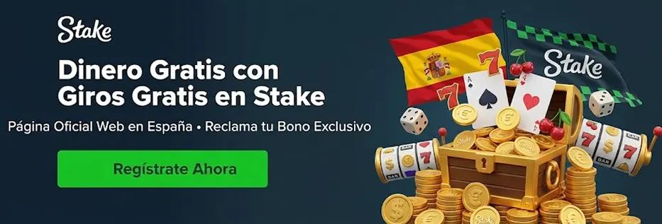 Stake dinero gratis y giros para jugar slots sin riesgo
